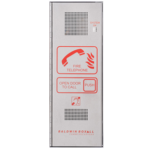 Baldwin Boxall Omnicare Type A Stainless Steel Fire Telephone with Push Door BVOCFS
